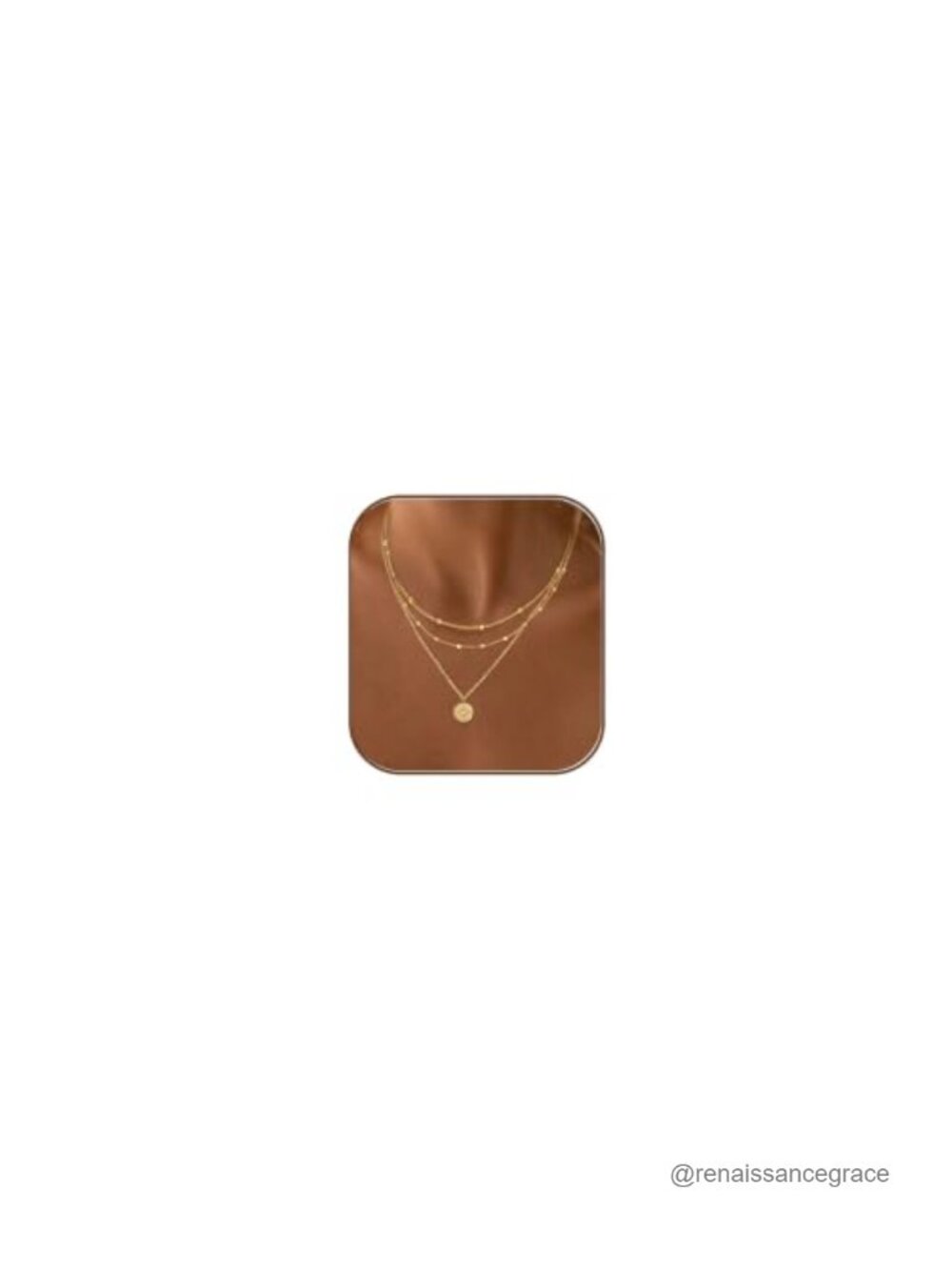 14k Gold Plated Layered Necklace Set Dainty Gold Necklace Stack for Women